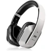 August EP650-Bluetooth Kopfhörer v4.2 NFC mit aptX Low Latency-Stereo Over Ear Headphones mit Audio App-Mikrofon für Freisprecher tiefer Bass 15h Akku