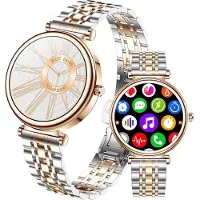 Lige Smartwatch für Damen, 1,25" Farbdisplay, IP67 Fitness Tracker mit Herzfrequenz- und Schlafmonitor, Schrittzähler, Android/iOS kompatibel
