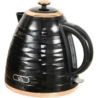 HOMCOM Wasserkocher 1,7 L, 2200W, Kabellos, BPA-Frei mit Kalkfilter