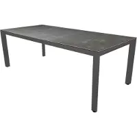 Lesli Living - Gartentisch Mojito - Anthrazit - 220x100x74cm