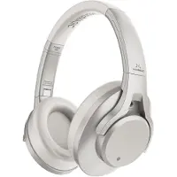 SoundMagic Over Ear Kopfhörer Hybrid Active Noise Cancelling Bluetooth Kopfhörer mit CVC Rauschunterdrückung, immersives Audio, niedrige Latenz ANC