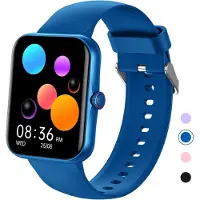 Lige Kinder Smartwatch mit 37 Sportmodi, Gesundheitsüberwachung, DIY Ziffernblatt, Benachrichtigungen, 1,83" Touchscreen & langer Akkulaufzeit.