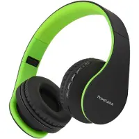 PowerLocus P1 Bluetooth Kopfhörer, 5.0 Bluetooth,Over Ear Kopfhörer mit mikrofon, Verbesserte Stereo Bass-Sound, Faltbare Kopfhörer für iPhone,Android,PC,iPad,TV