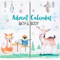 OCreon Adventskalender 2025 für Mädchen mit 24 Pflegeprodukten – Beauty-Adventskalender mit Körperlotion, Badebomben und Duschgel