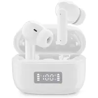 Cellularline Tone TWS Bluetooth In-Ear Kopfhörer mit ENC, 4 Mikrofone, LED-Display, 20 Std Wiedergabezeit, Ergonomisch, Kabellos,Geräuschunterdrückung