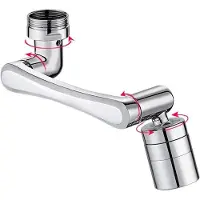 OEM Universal 2-in-1 Küchenhahn, Spülarmfilter, 2-stufig anpassbar, drehbar