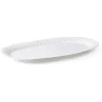 Kähler - Hammershøi Ovale Servierplatte - Weiss - 40x22.5 cm