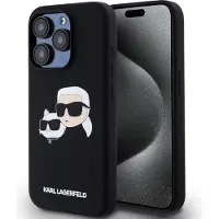 Karl Lagerfeld Klhmp15lskchpplk Iphone 15 Pro 6.1 Silicone Karl&choupette Handyhülle