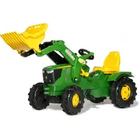 John Deere Farmtrac John Deere 6210R Trettraktor mit Trac Lader , Maße: 142x53x81 cm; 61 109 6