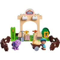 BIG Bloxx Dino Ranch Farm Set, Konstruktionsspielzeug