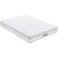 Vente-unique Federkernmatratze Memory Schaum - 3 Zonen - Härtegrad 2 - 160 x 200 cm - Stärke 20 cm - WOLKENTANZ von YSMÉE