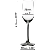 Riedel Tequila Set, 4er Set, Tequilaglas, Stielglas, Schnapsglas, Kristallglas, 190 ml, 5515/18