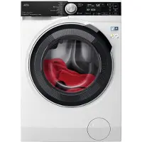 AEG LWR8E80610, Frontlader, Freistehend, Weiß, Links, Drehregler, Berührung, LED