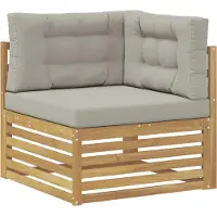 vidaXL 7 stk. Outdoor-Sofagarnitur Polyester Weiß
