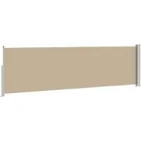 vidaXL Ausziehbare Seitenmarkise 117 x 600 cm Polyester Rechtwinklig