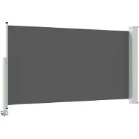 vidaXL Seitenmarkise 140 x 300 cm 100% Polyester Eisen Stahl