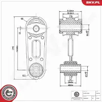 ESEN SKV Lagerung, Motor 75SKV403