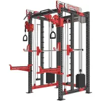 Kubisport Kraftkäfig mit Multipresse und Gewichten 2 x 80 kg, Belastbarkeit 900 kg