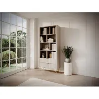 Vente-unique Bücherregal Elonaria Beige 88.2 cm