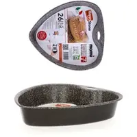 Mamù 2er-Set herzförmiger Backformen, Ø 22/26 cm, antihaftbeschichtet, kratzfest, aus PFOA-freiem Aluminium, hergestellt in Italien
