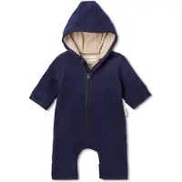 Hofbrucker Wollwalk-Overall "Elli" in Dunkelblau | Gr.: 62/68