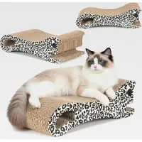 Markenlos Kratzpappe, Katzenbett, Katzenkratzbaum, Katzenliege, Umweltfreundliches Bett, MDF, Modern, komfortabel, (Höhe: 13 cm)