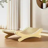 Markenlos Kratzbrett für Katzen, Kratzbrett mit Nickerchen-Tablett aus Sisal für Kätzchen, Möbelschutz gegen Krallen für Wand, Teppich, Sofa, Tür