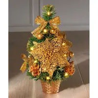 HAC24 Künstlicher LED Weihnachtsbaum Tannenbaum 30 cm Christbaum Beleuchtet Weihnachtsdeko Dekobaum Lichterbaum