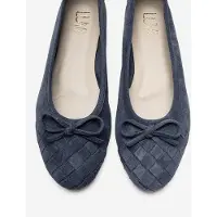 Forever & Always Nopos Leder Cap-Toe Ballerina