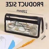 OEM Wasserdichte Stiftebox aus PVC, mehrfarbig, transparent