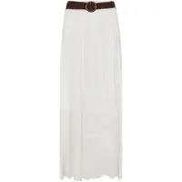 Apricot Maxirock "Slub Shimmer Belt Maxi Skirt" 2 mit Flechtgürtel