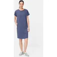 Camel active Kleid aus reiner Baumwolle in Ozeanblau | Gr.: S