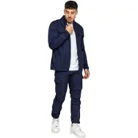 Enzo | Herren Leichter Cargo Trainingsanzug Set