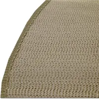 Famanu Tischdecke für den Garten, wetterfest, rund oder rechteckig, rutschfest, beige, rund, Durchmesser 140 cm, wetterfest, rund oder rechteckig