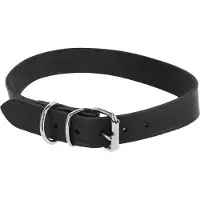 Kerbl Halsband Tuscany – Farbe Schwarz (Halsumfang 35 – 41 cm, verstellbar)