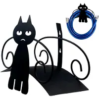 Markenlos Wandmontierter Schlauchhalter für Gartenschläuche, Metall, für 38m 5-8" Schlauch