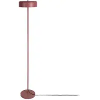Leitmotiv - Stehleuchte Riqueza Palo - Bordeaux - Ø24cm für Wohnzimmer, Schlafzimmer