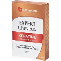 Forte pharma Expert Haar Keratin 30 Tabletten 8,6x2,5x13,5 cm