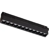 Nowodvorski Lighting Lineares Leuchten für magnetische Schienen, LVM, warmweiß, 9W, schwarz, FOCUS