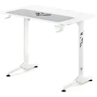 Diablo Chairs Weißer Gaming-Schreibtisch X-Mate 100 x 60 x 75 cm von