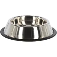 Unyqoos Edelstahl-Hundenapf 900 ml – rutschfester Gummiboden, spülmaschinenfest, rostfrei, elegantes Design für kleine und mittelgroße Hunde