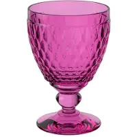 Unyqoos Rosa Kristall-Wasserglas 250 ml – elegantes Trinkglas für Softdrinks und erfrischende Getränke, spülmaschinengeeignet