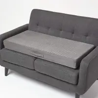 Unyqoos Orthopädisches Sitzkissen 100×50×10 cm für 2‑Sitzer – fester orthopädischer Schaum, abnehmbarer Veloursbezug (waschbar) & Tragegriff