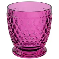 Unyqoos Kristallglas-Trinkglas (Lila) – 200 ml, spülmaschinenfest, vielseitig für heiße & kalte Getränke, elegantes Glas für Alltag & Gäste