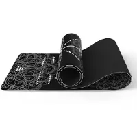 Unyqoos Extra dicke rutschfeste Yogamatte 6 mm TPE 183 x 61 cm – Trainingsmatte mit Tragegurt für Yoga, Pilates & HIIT