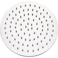 Unyqoos Ultradünner 10-Zoll Regenduschkopf aus AISI304 Edelstahl – Anti-Kalk Silikondüsen, G1/2 Universalanschluss, 2,0 mm Wandstärke