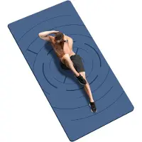 Unyqoos Yogamatte 200 x 100 cm – extra breit, TPE, rutschfest & pflegeleicht, wählbar 6 mm oder 12 mm für Yoga, Pilates und Fitness