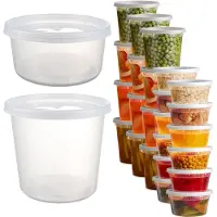 Unyqoos Frischhaltedosen 300 ml pro Dose, BPA‑frei, luftdichter Deckel, mikrowellen‑ & gefriergeeignet, spülmaschinenfest
