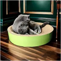 Markenlos Katzenkratzpad | Runder Haustierkratzer, schalenförmige Kratzpads | Zum Schutz der Möbel, für Aktivitätsbereicherung und Spiel sowie zur Pflege der Krallen