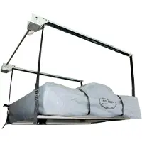 Markenlos Dachzeltlift 2.0 Dachboxlift Deckenlift Garagenlift bis 150 kg mit einer Hubhöhe von bis zu 240 cm